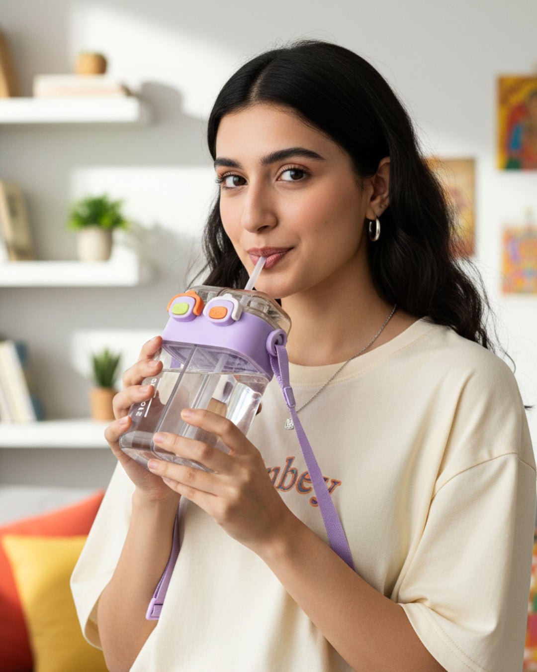 Shoogole Square Tumbler with Carry Strap