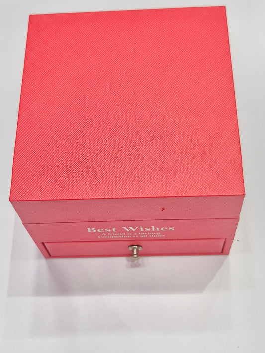 Finger Ring & Earrings Square Gift Box