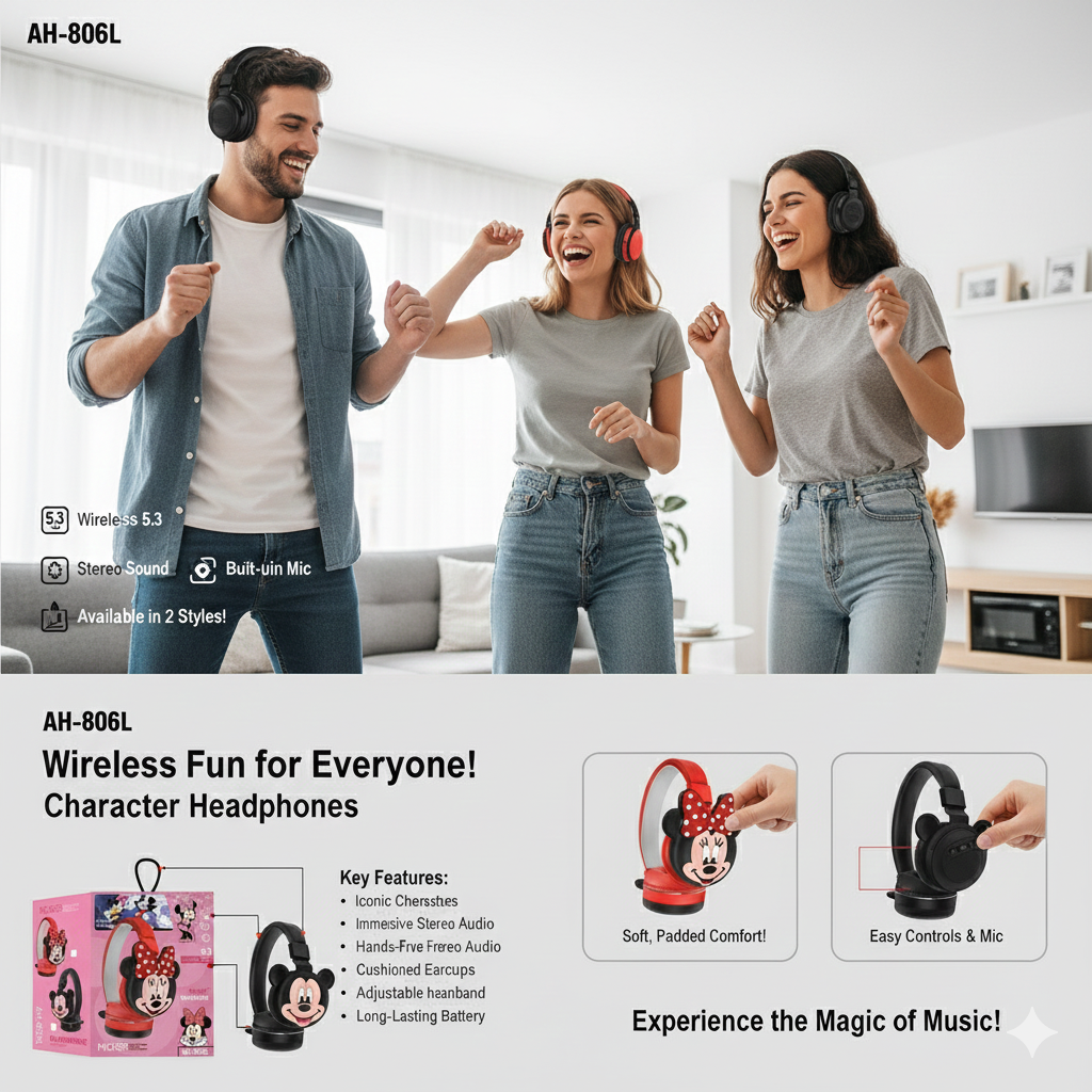 MICKEY MOUSE HEADPHONE