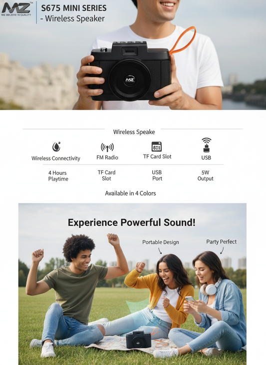 CAMERA WIRELESS SPEAKER