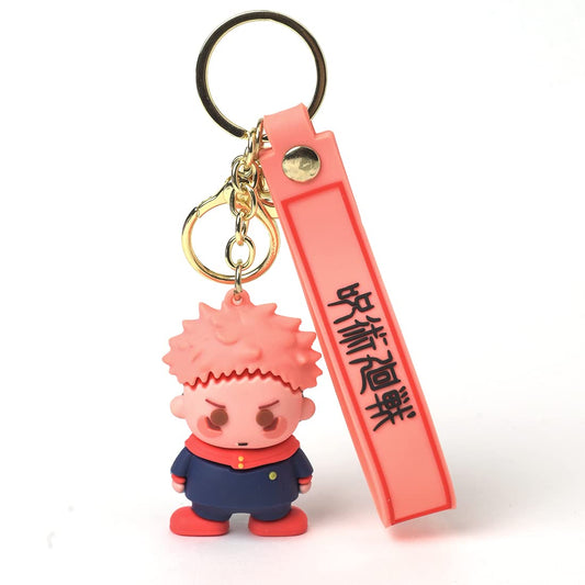 💥 Yuji Itadori Chibi Keychain - King of Curses Host! 👊