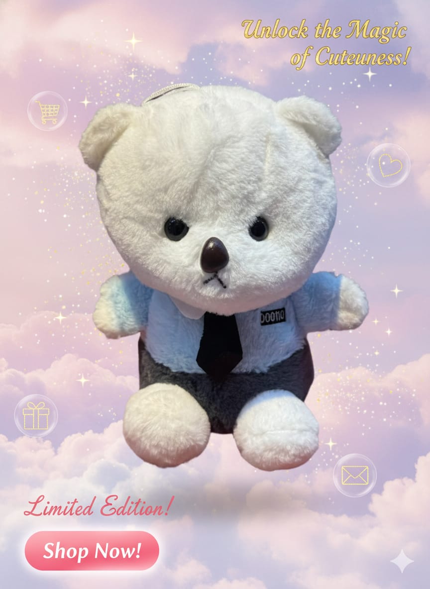 🐻 Limited Edition Plush Bear Collection - Office & Academic 💖