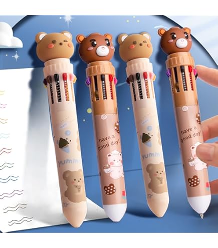 🐹 Capybara Multi-Color Pen - Chill Vibes & Rainbow Ink! 🌈