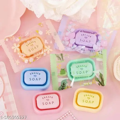 ๐งผ Cute Bear Soap Eraser - Looks Like Soap, Erases Mistakes! ๐ป