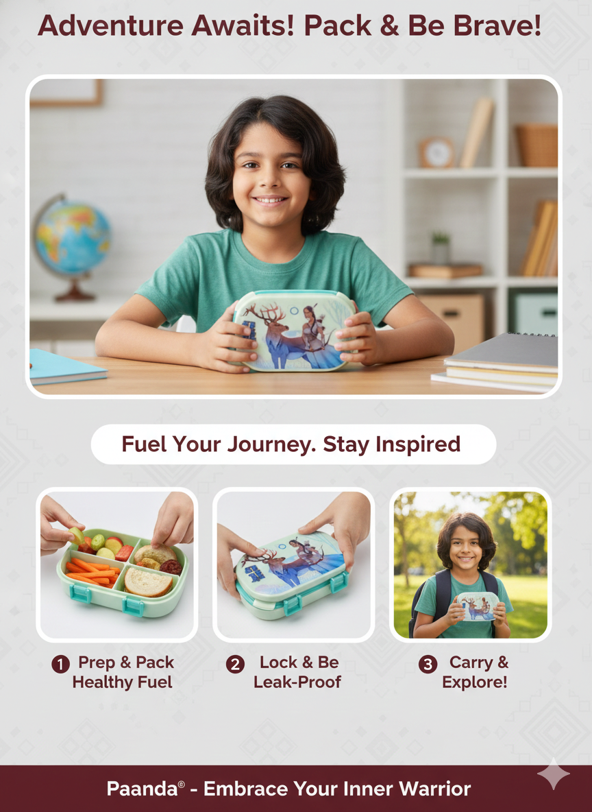 ๐น "Just Be Brave!" Adventure Lunch Box ๐ฆ