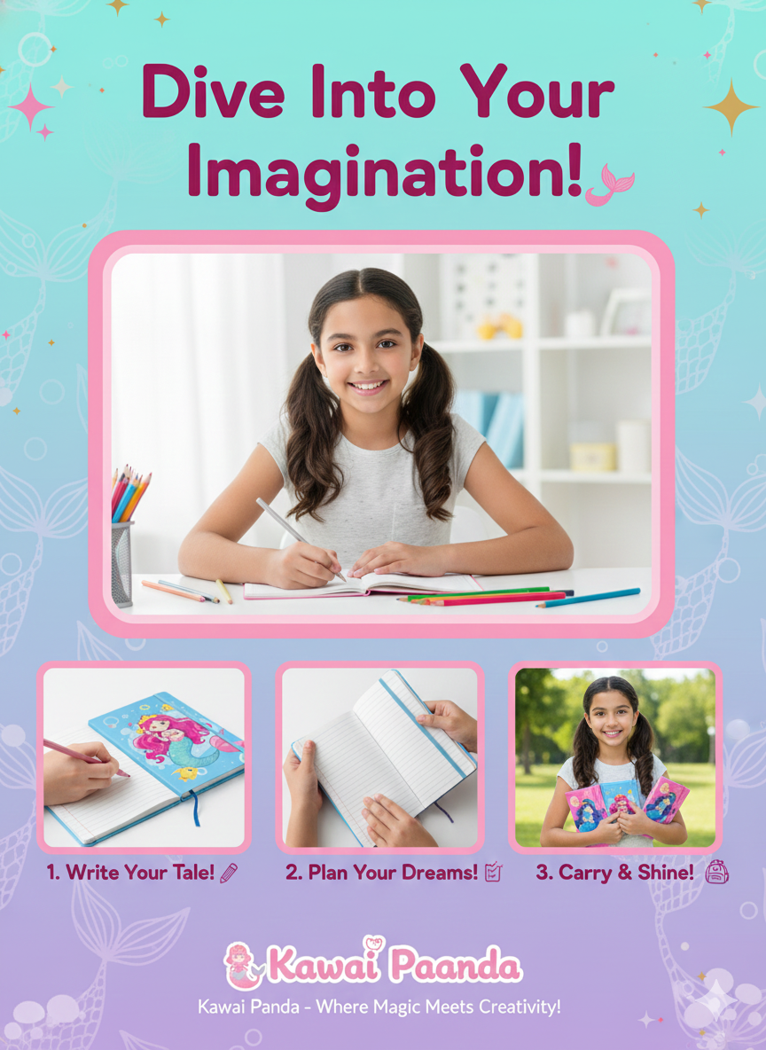 🎀 Glam & Fantasy Journal Collection - The Braided Secret Diary 🦄