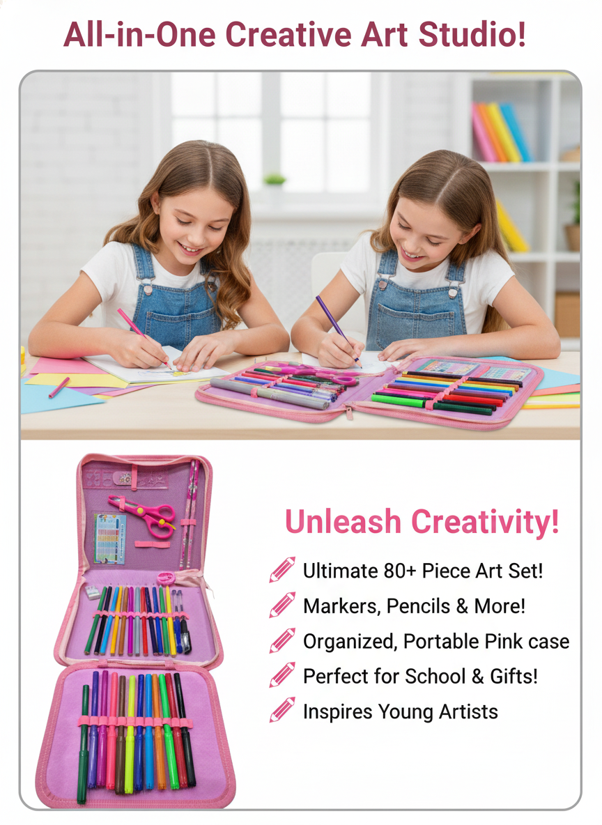 150-PIECE DELUXE ART SET