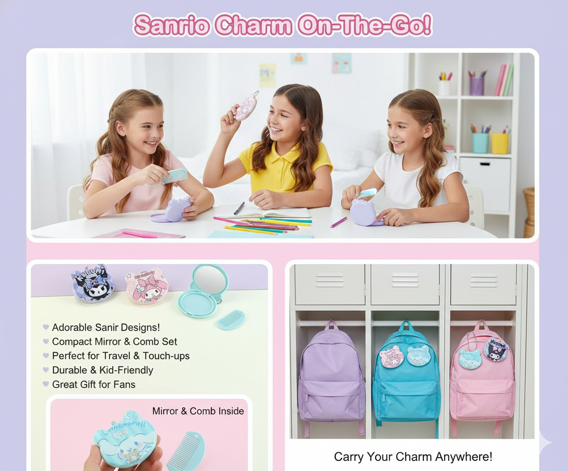 KUROMI MIRROR & COMB