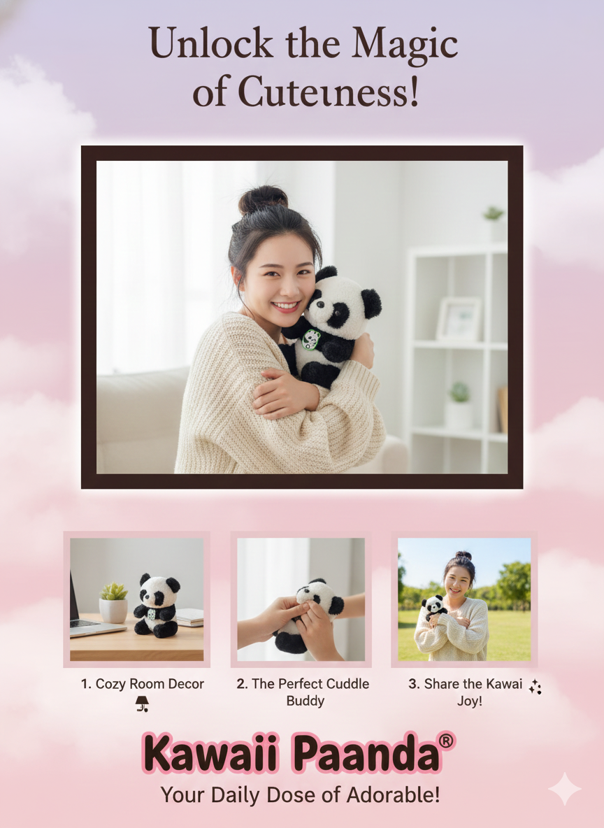 🐼 Limited Edition Classic Panda Plush - Unlock the Magic of Cuteness! 💖