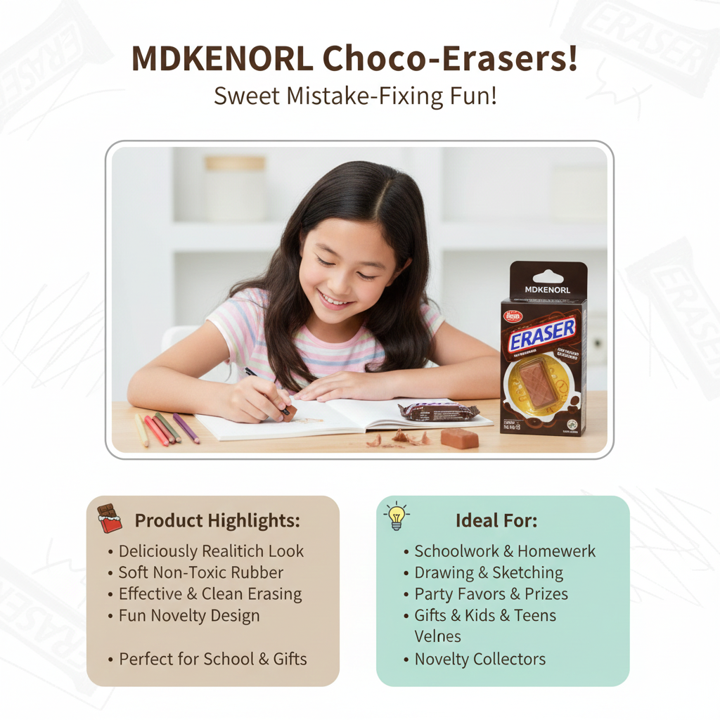 CHOCOLATE CANDY BAR NOVELTY ERASER