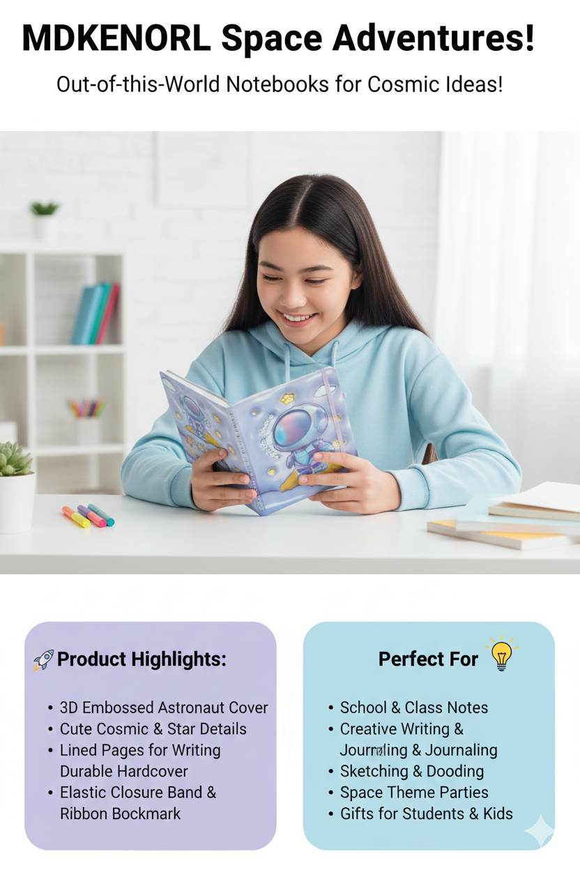 ๐ Space Time 3D Astronaut Journal - Explore Your Universe! ๐