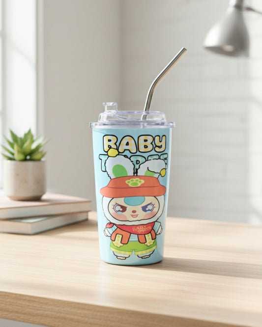 Baby Three Character Stainless Steel Tumbler