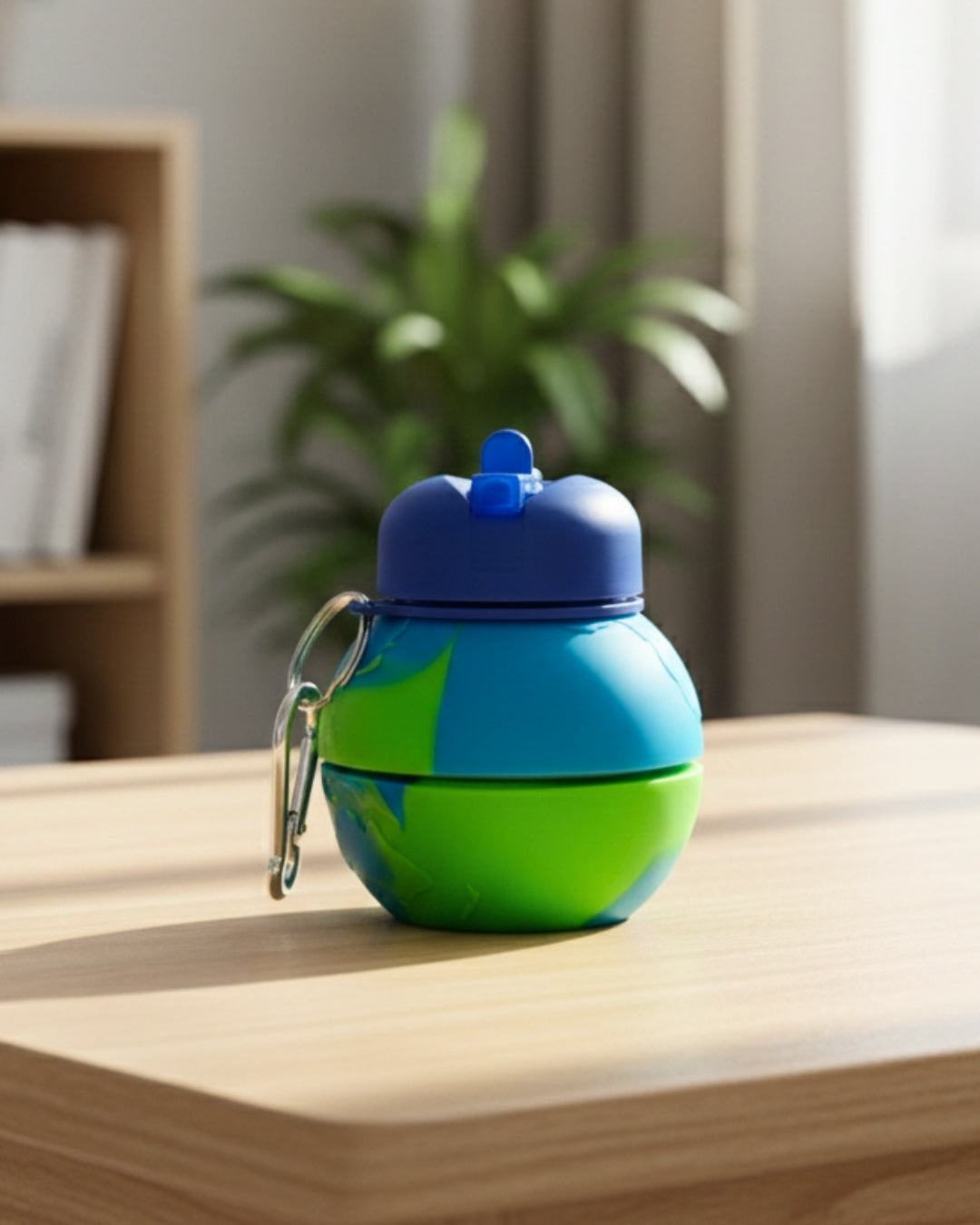 Our Little Planet Collapsible Water Bottle Keychain
