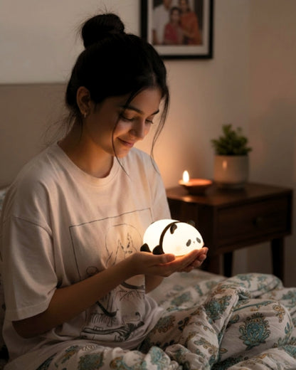 Squishy Silicone Panda LED Night Lamp