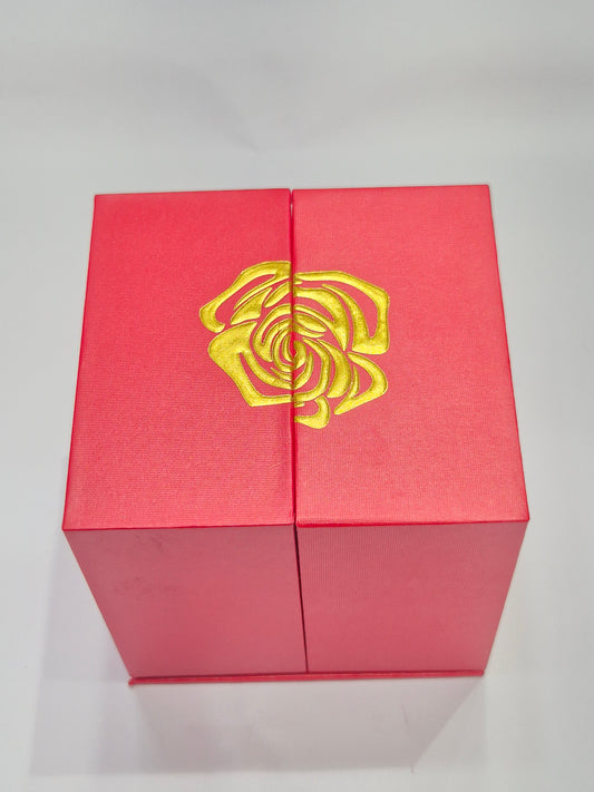 Ring Gift Box with Romantic Rose