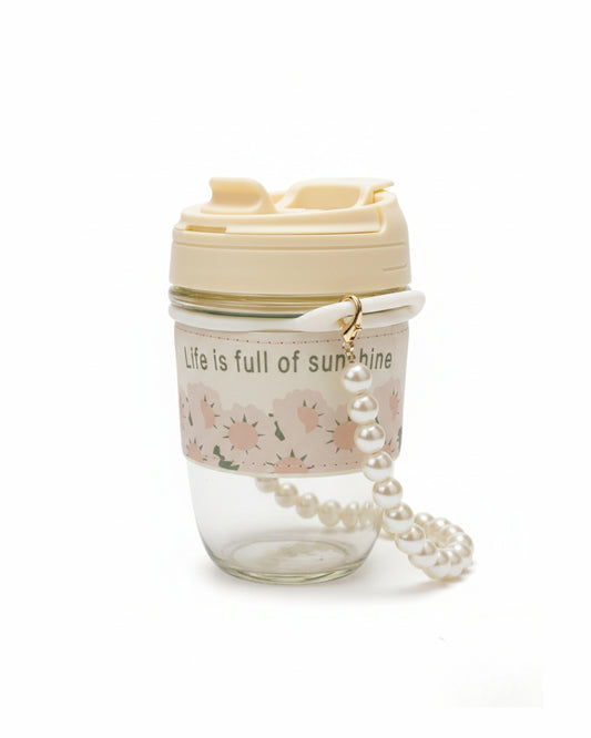 Pearl Charm Glass Tumbler