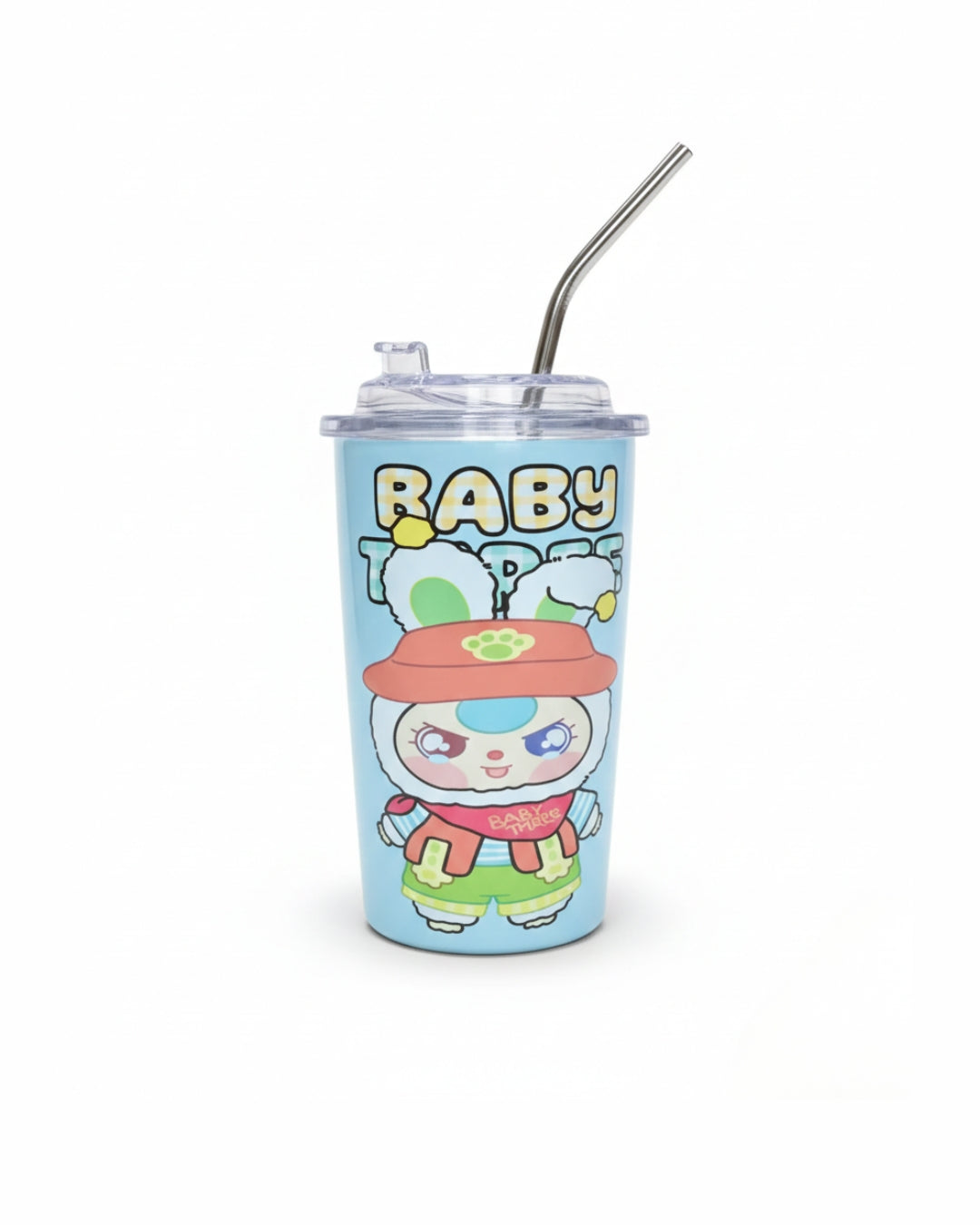 Baby Three Character Stainless Steel Tumbler