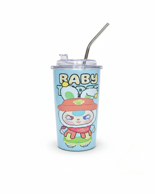 Baby Three Character Stainless Steel Tumbler