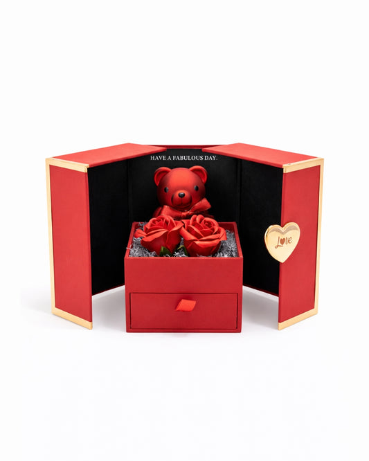 Necklace Gift Box with Bear