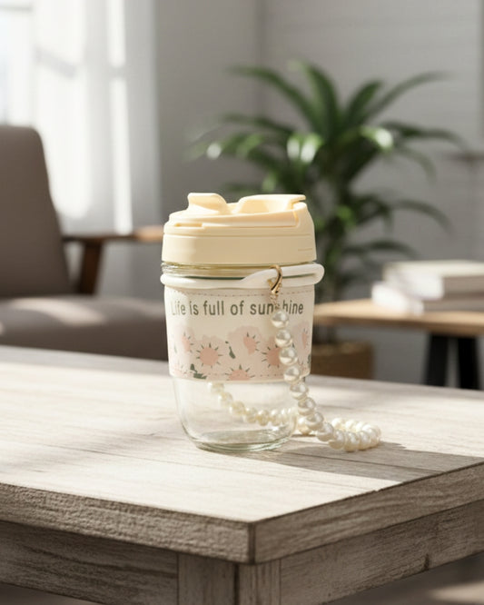 Pearl Charm Glass Tumbler