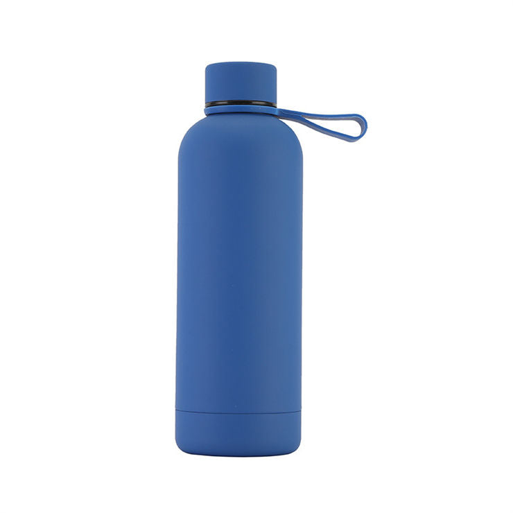 💧 Sleek Matte Blue Insulated Water Bottle - Cool Hydration, All Day 💙