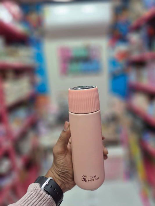 💜 Pastel Lavender Ribbed Hydration Bottle - Stylish Sips! 💧