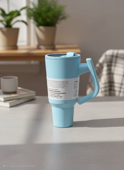 💧 NCRO Insulated Revolving Handled Tumbler - 12-Hour Cold Power! 💙