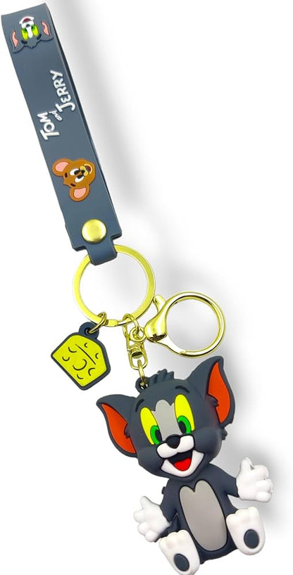 🧀 Tom and Jerry Classic Cartoon Keychain 🐱🐭