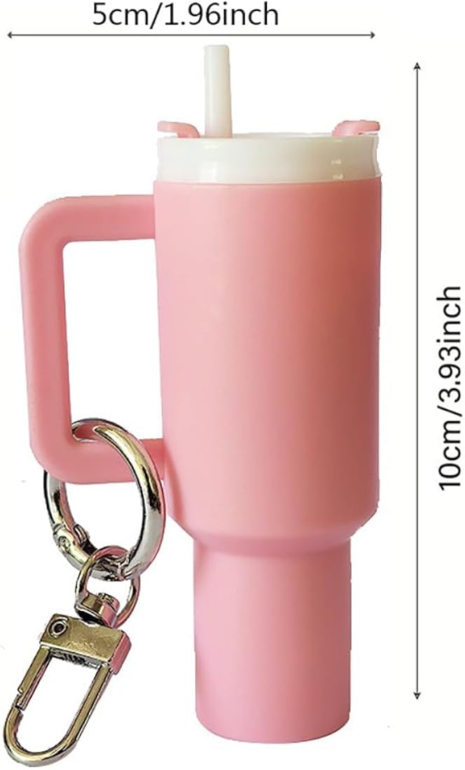 Pastel Tumbler Keychain Charm