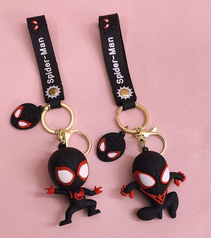 🕷️ Miles Morales Chibi Keychain - The Ultimate Spider-Man! 💥