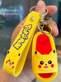 ⚡️ Pikachu Slipper Key Fob &amp; Keychain - Gotta Catch 'Em All! 💛