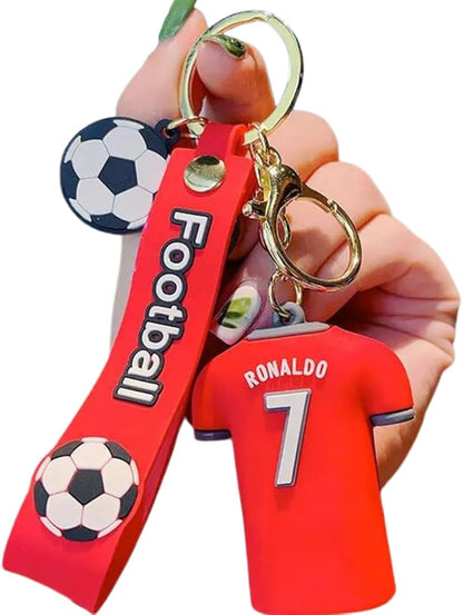 ⚽ Ronaldo #7 Football Fan Keychain - The Ultimate Goal! 👑
