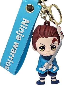 🗡️ Ninja Warriors Anime Keychain - The Fox Mask Fighter 🦊