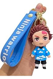 🗡️ Ninja Warriors Anime Keychain - The Fox Mask Fighter 🦊