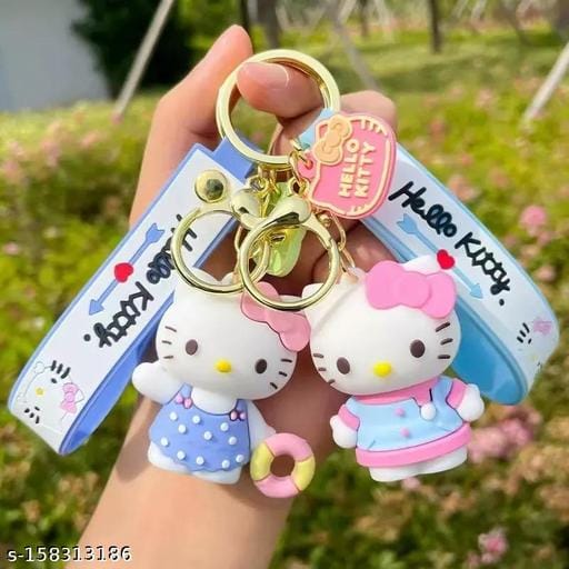 🎀 Double the Cute! Hello Kitty Bestie Keychains 💖