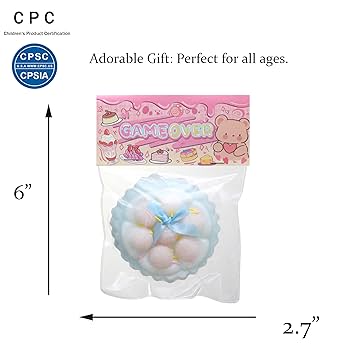 ☁️ "Cloud Puff" Kawaii Squishy Toy - GAMEOVER Edition 💖