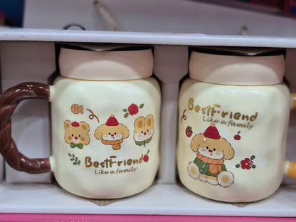 👑 King &amp; Queen Royalty Mug Gift Set - "Only Love You" Edition 🖤🤍