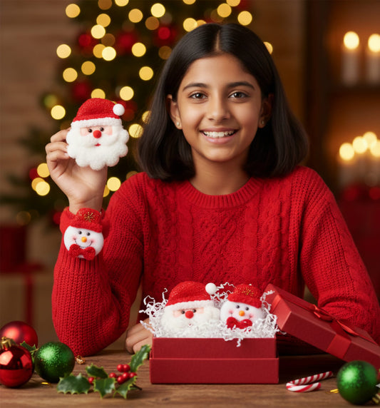 🎅 Santa &amp; Snowman Holiday Wrist/Hair Bands (SANTA BAND