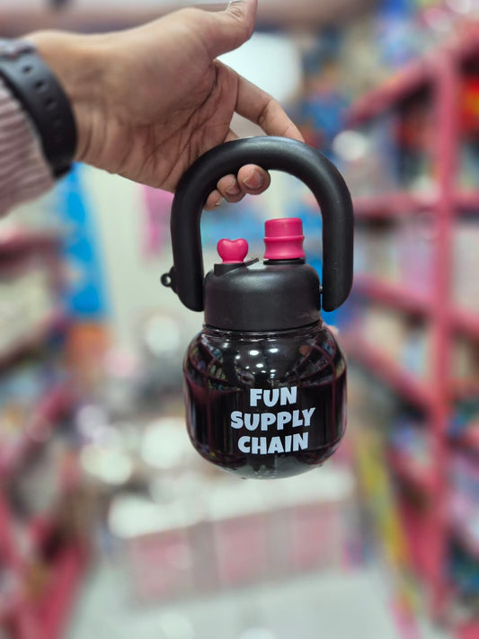 ⚫ "Fun Supply Chain" Mini Tumbler - Bold &amp; Quirky! 🖤