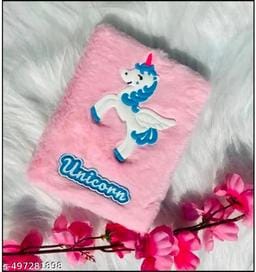 🦄 Fluffy Pink Unicorn Plush Diary - Dream in Softness! 💖