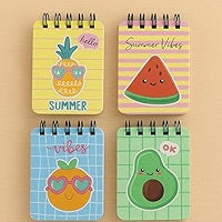 🍍 Fruity Fun Mini Coil Notepads - Summer Vibes Collection 🥑
