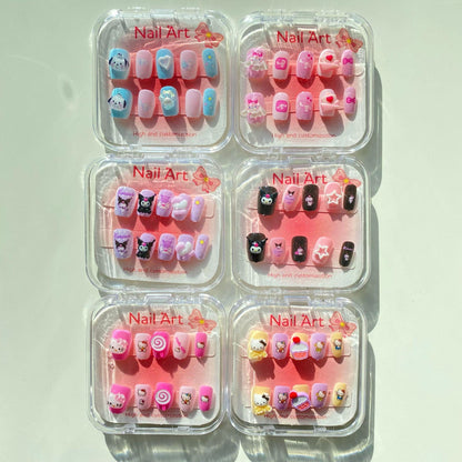 💅 Kawaii Character Press-On Nails - High-End Customization 💖