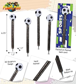 ⚽ PLANET PENS Soccer Ball Writing Pen - Score Big on Style! 🏆