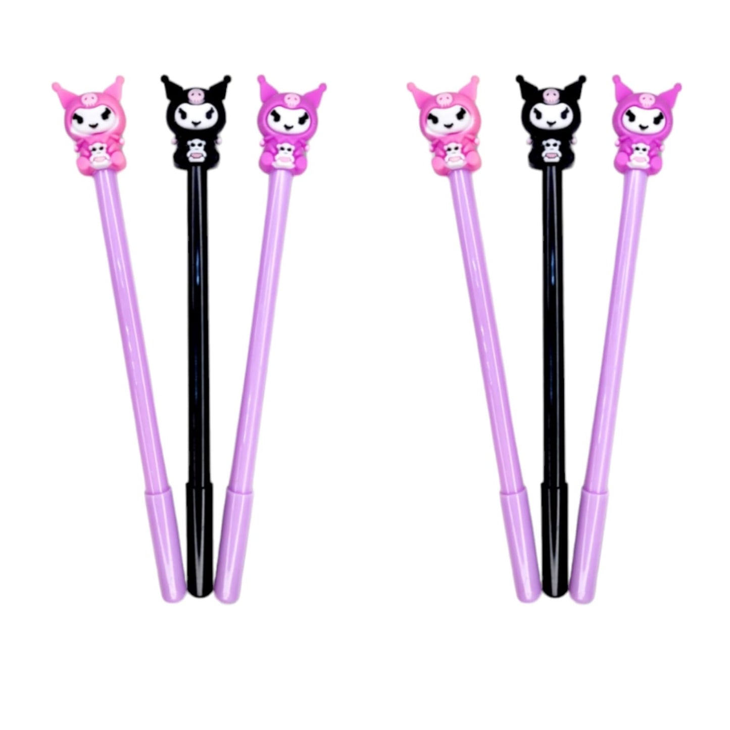 😈 Kuromi &amp; My Melody Pen Set - Write with Mischief &amp; Sweetness! 💖