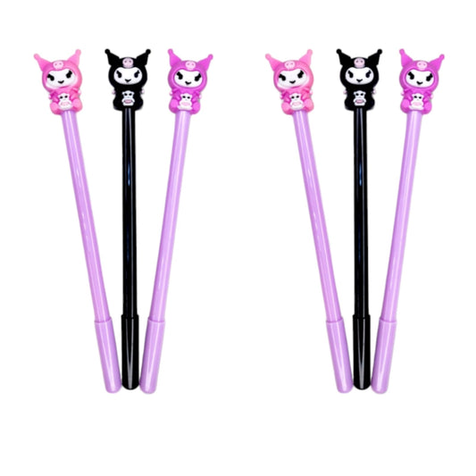 😈 Kuromi &amp; My Melody Pen Set - Write with Mischief &amp; Sweetness! 💖