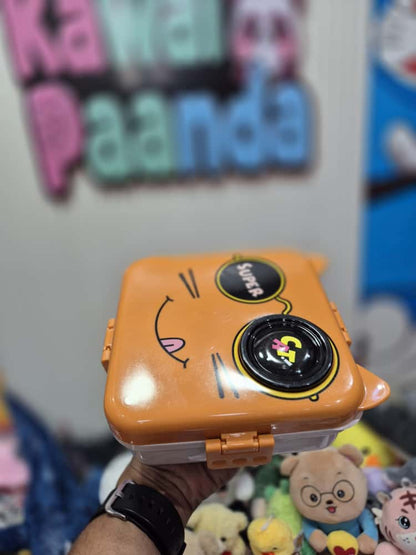 🍊 Super Cheerful Cat/Tiger Lunch Box - Lunchtime Grins! 😄