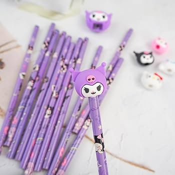💜 Kuromi Magic Pencil Set - Write with Mischief! 😈