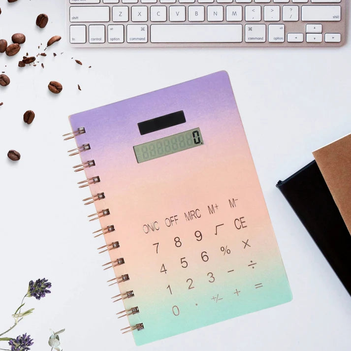 PASTEL GRADIENT CALCULATOR NOTEBOOK