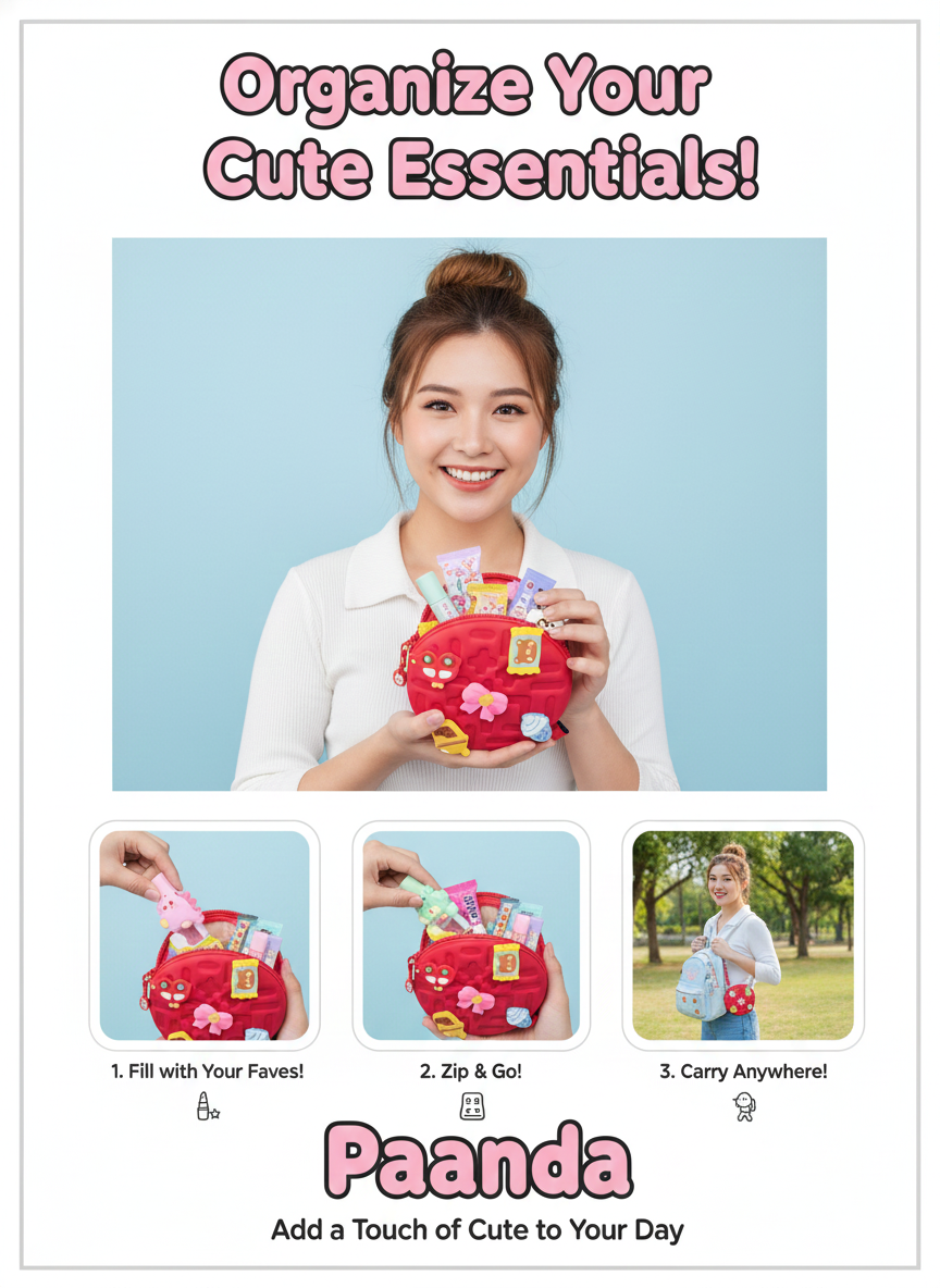 🧇 Pop-It Fun 3D Charm Waffle Handbag - Wear Your Personality! 💖