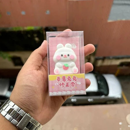 STRAWBERRY RABBIT KAWAII CORRECTION TAPE